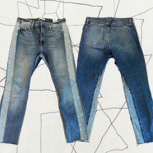 Good American Good Waist Side Stripe Jeans